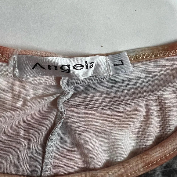 ANGELA Womens Sz Large Cosmos Space Dolman Short Sleeve Top NWOT - Picture 6 of 6